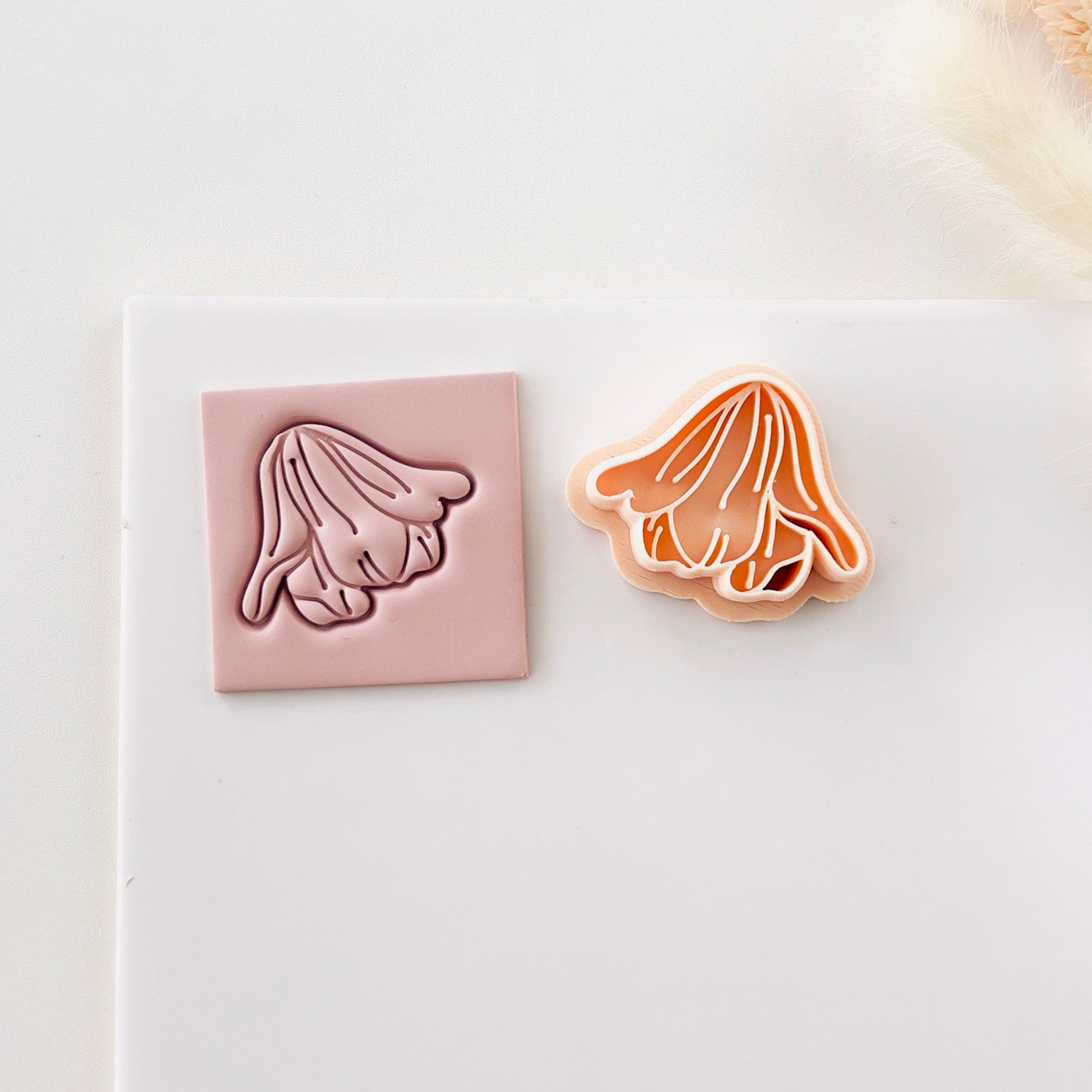 High quality polymer clay cutter creating clean sharp cuts for earrings and jewelry making