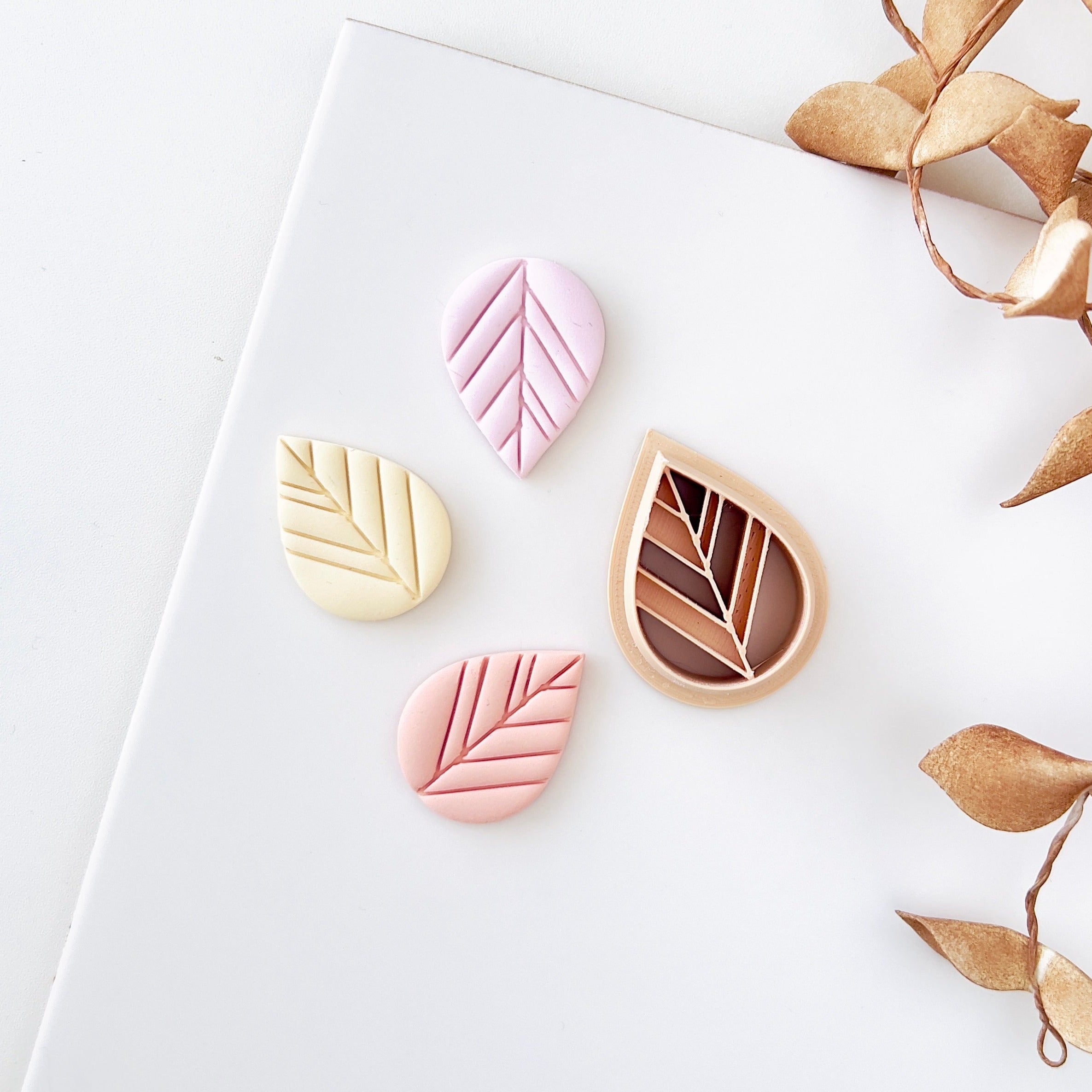 High quality polymer clay cutter creating clean sharp cuts for earrings and jewelry making