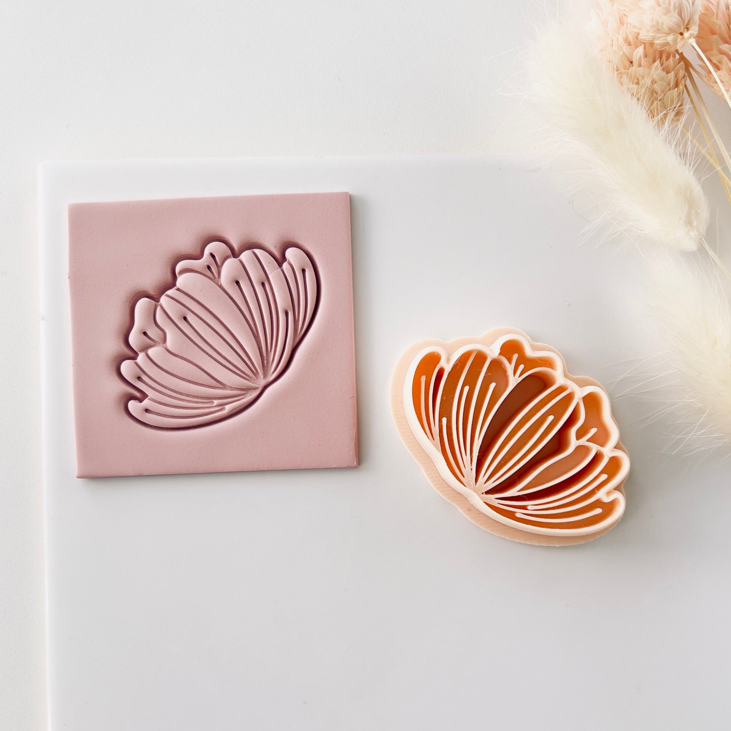 High quality polymer clay cutter creating clean sharp cuts for earrings and jewelry making
