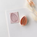High quality polymer clay cutter creating clean sharp cuts for earrings and jewelry making