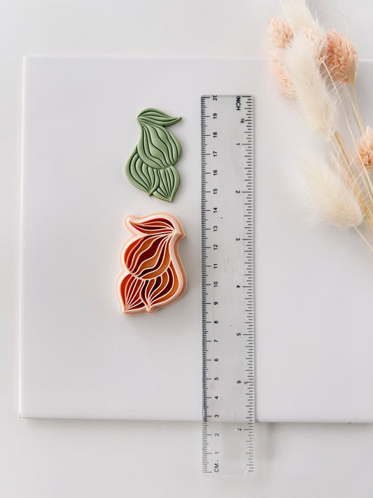 Botanical clay cutter MIRRORED SET