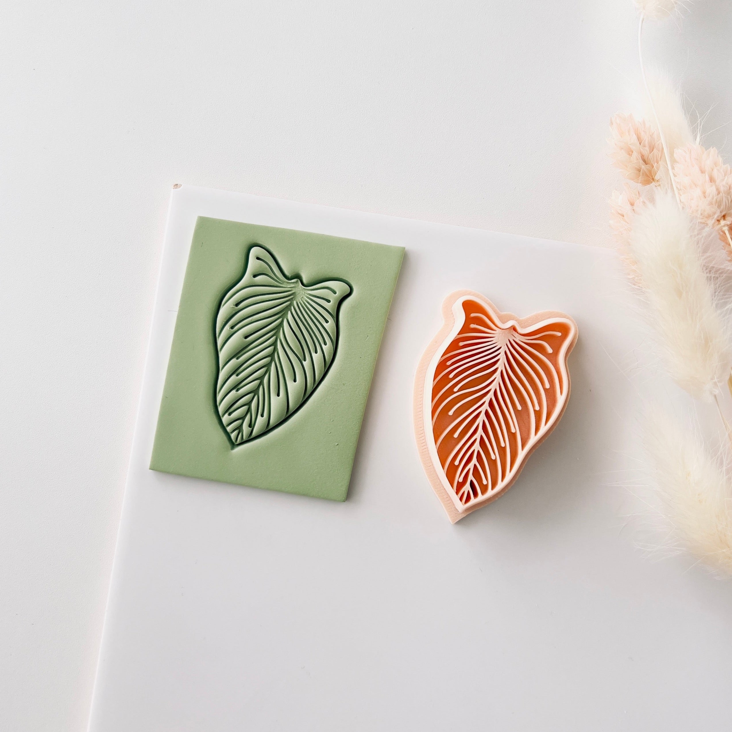 High quality polymer clay cutter creating clean sharp cuts for earrings and jewelry making