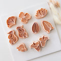 High quality polymer clay cutter creating clean sharp cuts for earrings and jewelry making
