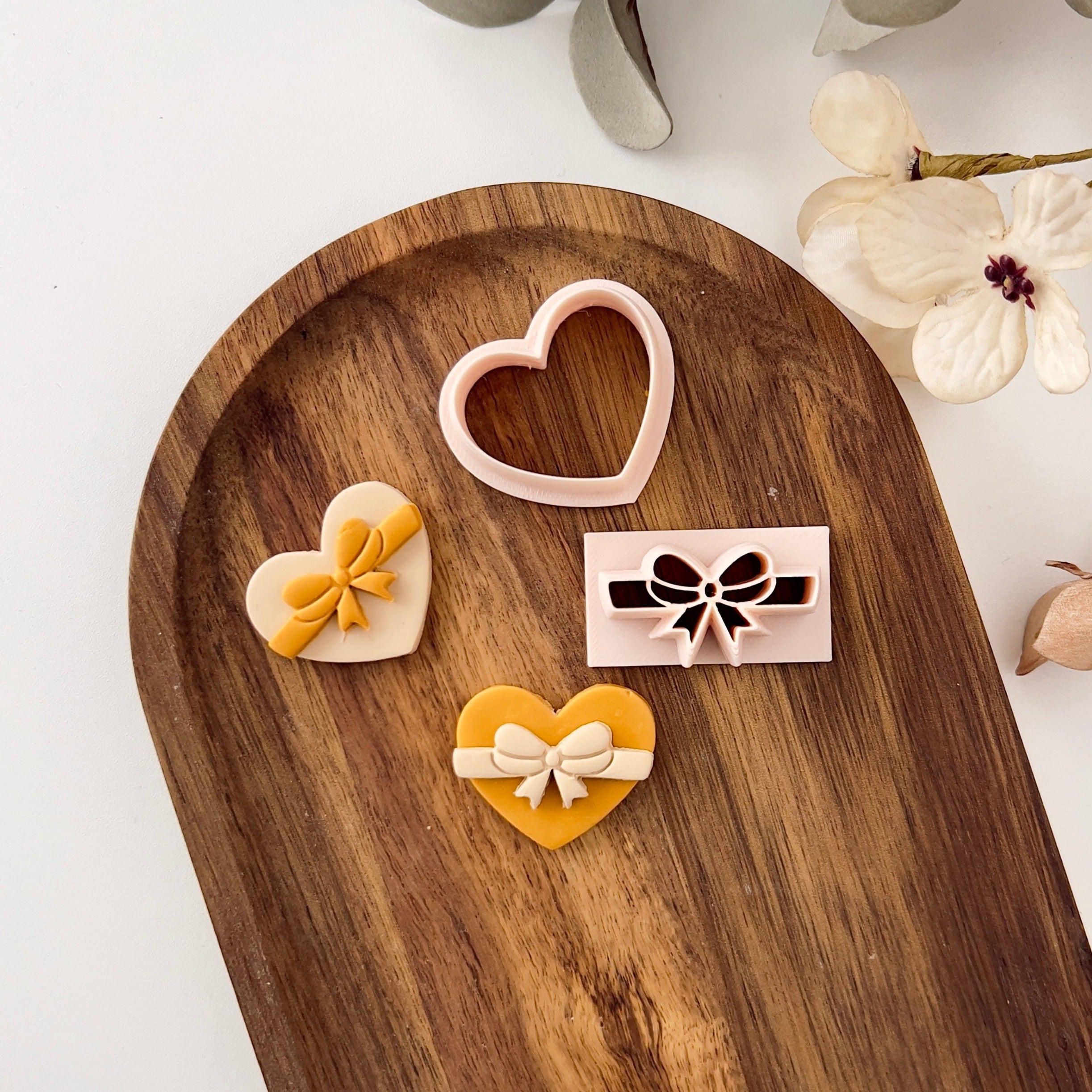High quality polymer clay cutter creating clean sharp cuts for earrings and jewelry making