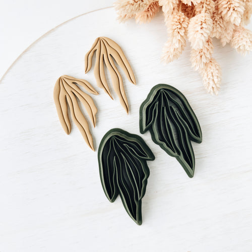 High quality polymer clay cutter creating clean sharp cuts for earrings and jewelry making