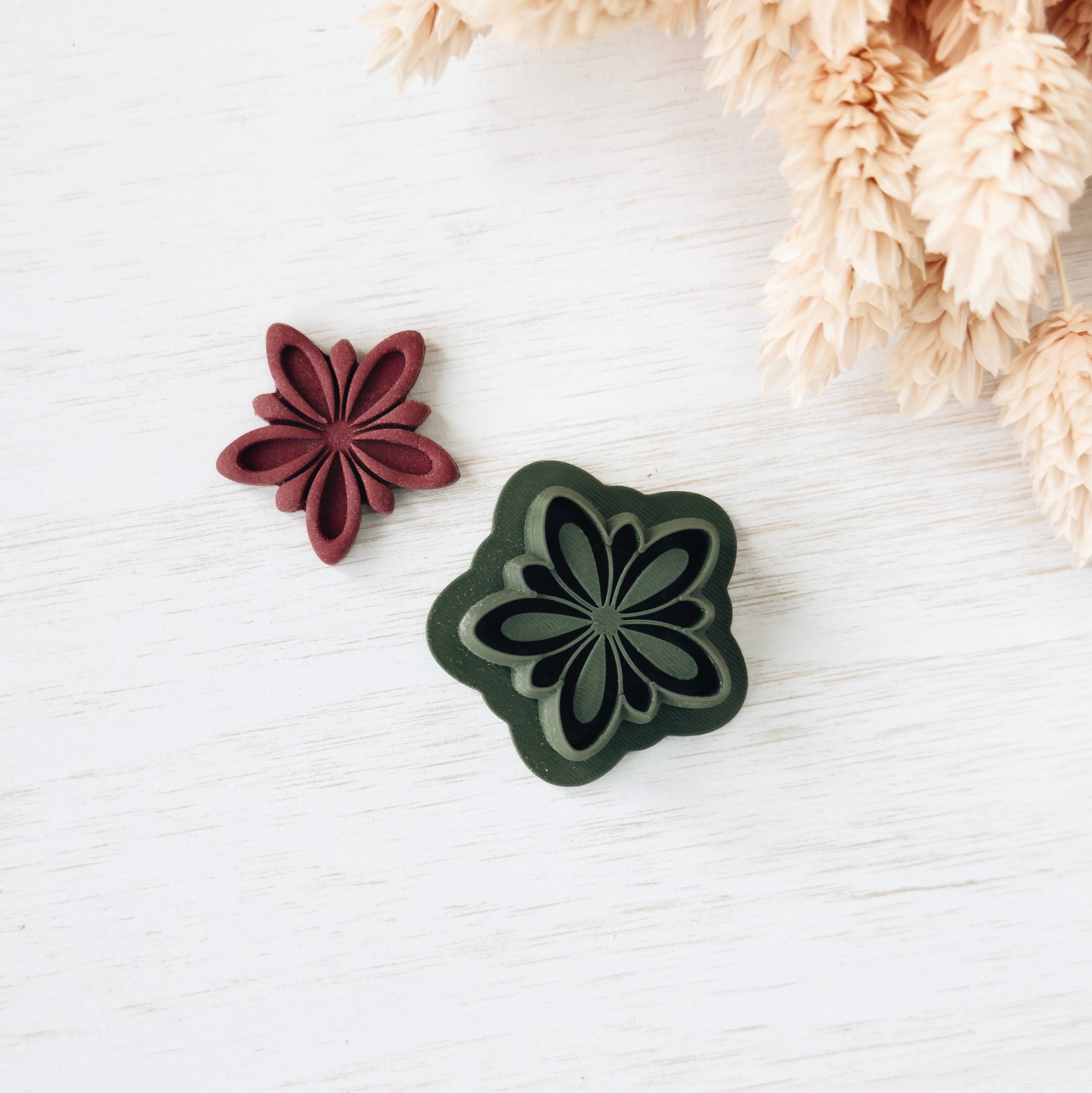 High quality polymer clay cutter creating clean sharp cuts for earrings and jewelry making