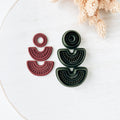 High quality polymer clay cutter creating clean sharp cuts for earrings and jewelry making