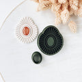 High quality polymer clay cutter creating clean sharp cuts for earrings and jewelry making