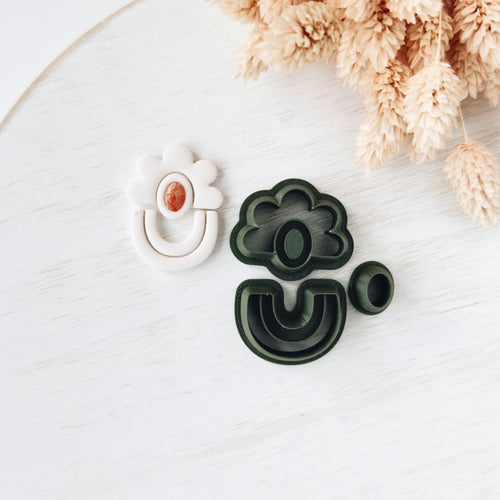 High quality polymer clay cutter creating clean sharp cuts for earrings and jewelry making