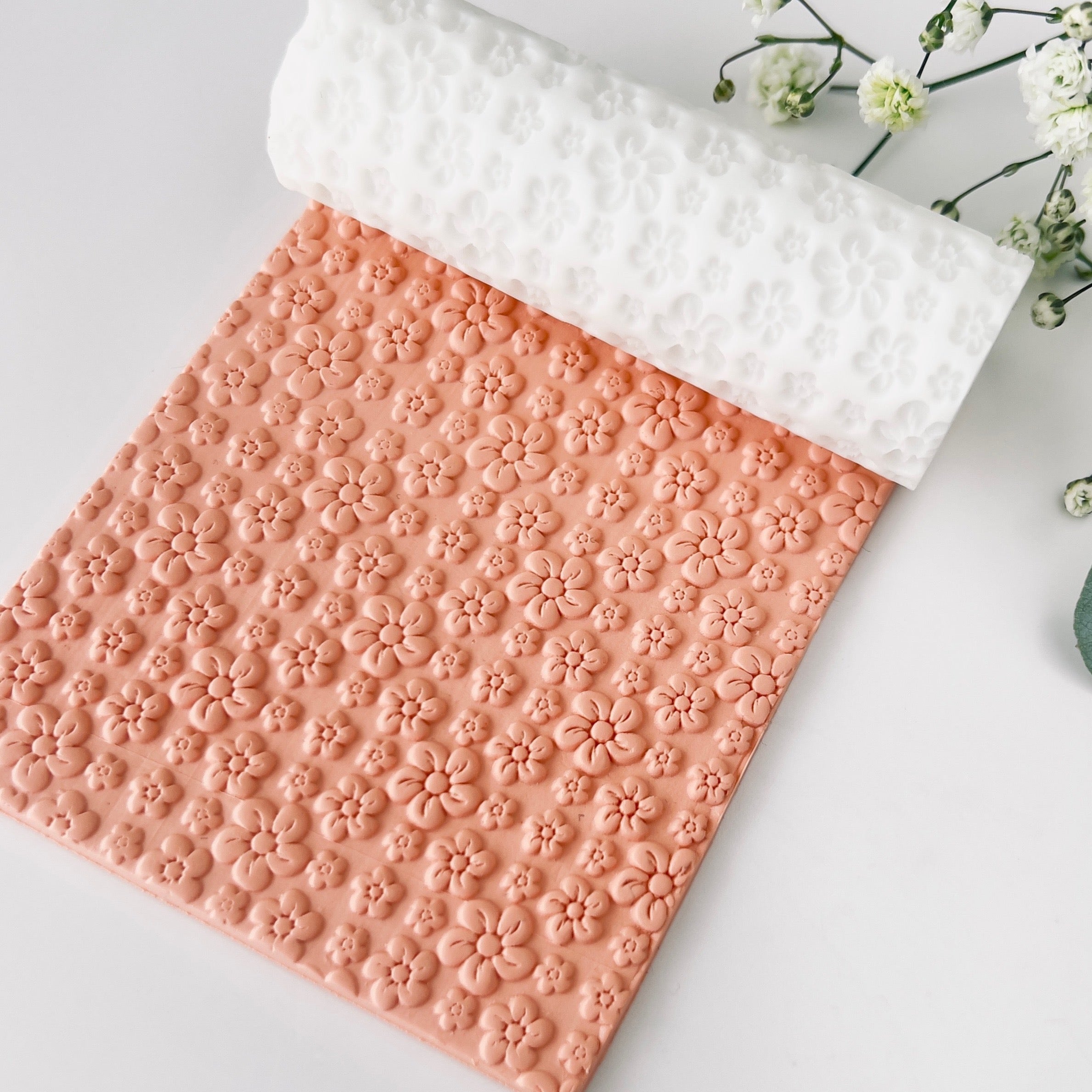 polymer clay texture roller abstract geometric pattern