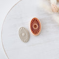 High quality polymer clay cutter creating clean sharp cuts for earrings and jewelry making