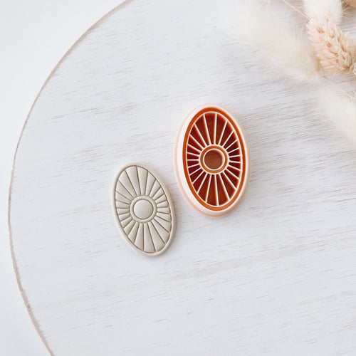High quality polymer clay cutter creating clean sharp cuts for earrings and jewelry making