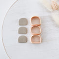 High quality polymer clay cutter creating clean sharp cuts for earrings and jewelry making