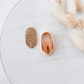 High quality polymer clay cutter creating clean sharp cuts for earrings and jewelry making