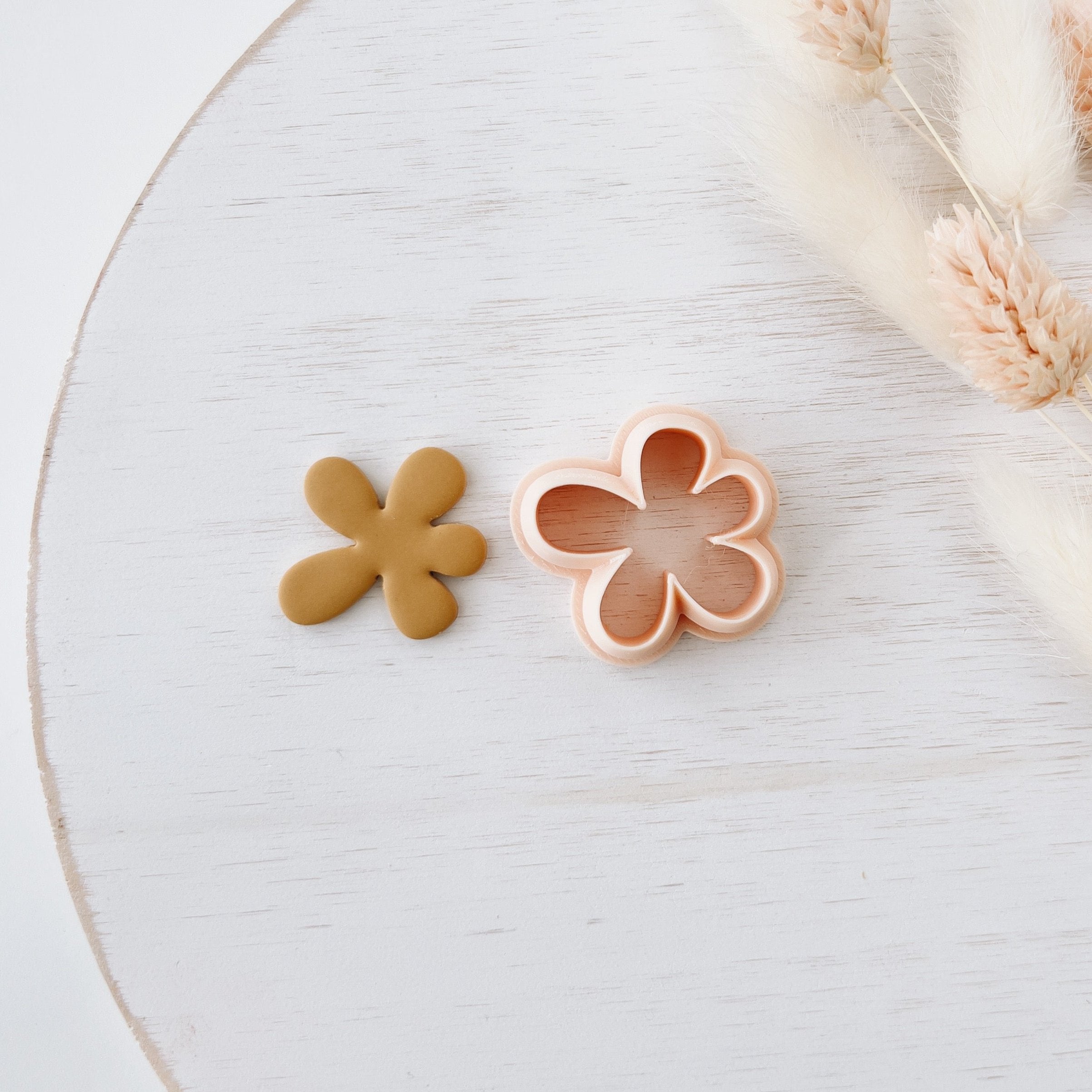 High quality polymer clay cutter creating clean sharp cuts for earrings and jewelry making