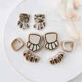 High quality polymer clay cutter creating clean sharp cuts for earrings and jewelry making
