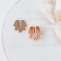 High quality polymer clay cutter creating clean sharp cuts for earrings and jewelry making
