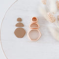 High quality polymer clay cutter creating clean sharp cuts for earrings and jewelry making