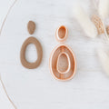 High quality polymer clay cutter creating clean sharp cuts for earrings and jewelry making