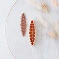 High quality polymer clay cutter creating clean sharp cuts for earrings and jewelry making