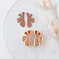 High quality polymer clay cutter creating clean sharp cuts for earrings and jewelry making