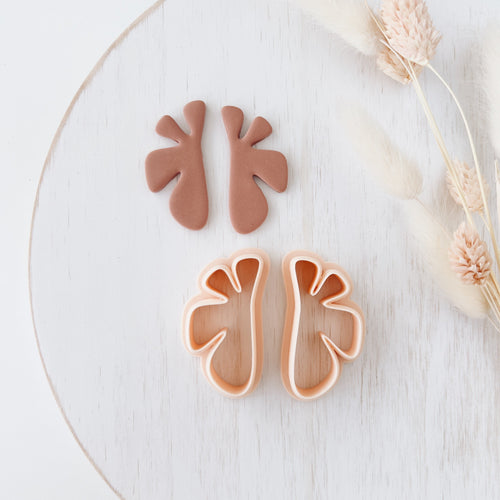 High quality polymer clay cutter creating clean sharp cuts for earrings and jewelry making