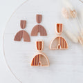 High quality polymer clay cutter creating clean sharp cuts for earrings and jewelry making