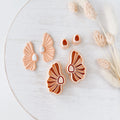 High quality polymer clay cutter creating clean sharp cuts for earrings and jewelry making