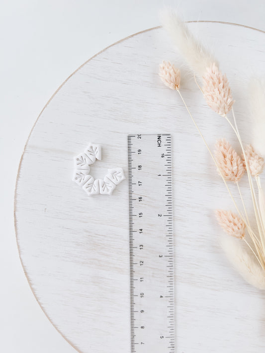 Snowflake Hoop Clay cutter