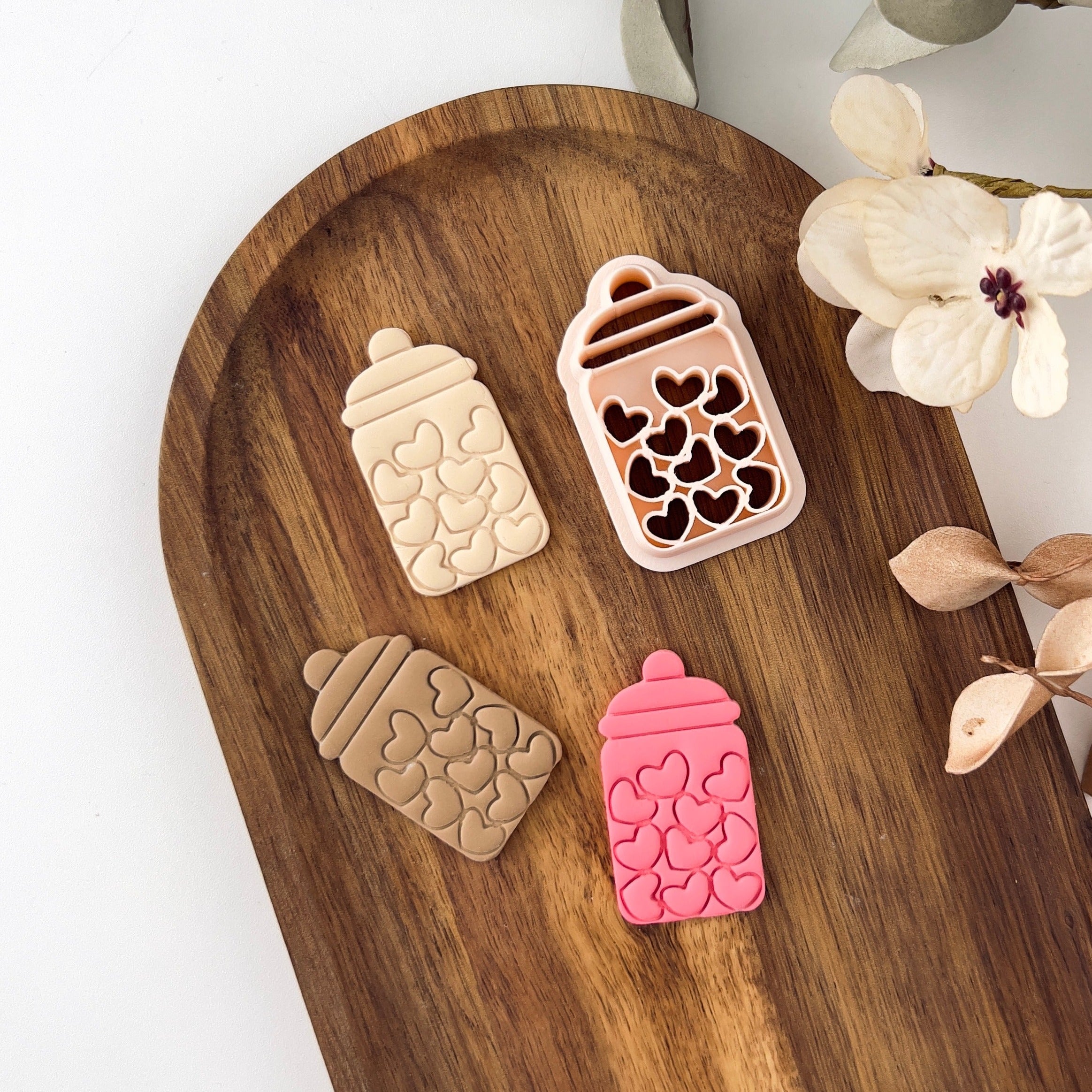 High quality polymer clay cutter creating clean sharp cuts for earrings and jewelry making