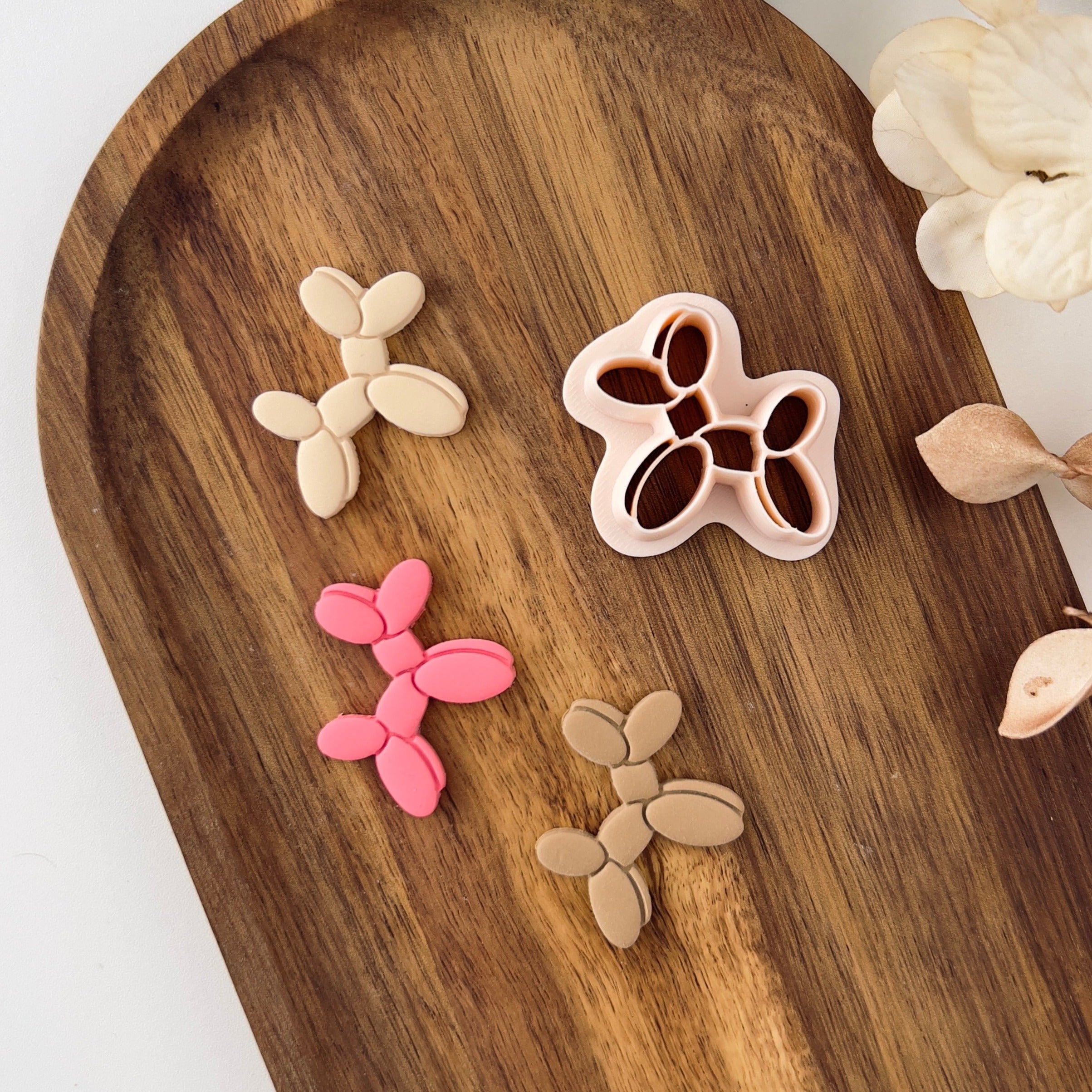 High quality polymer clay cutter creating clean sharp cuts for earrings and jewelry making