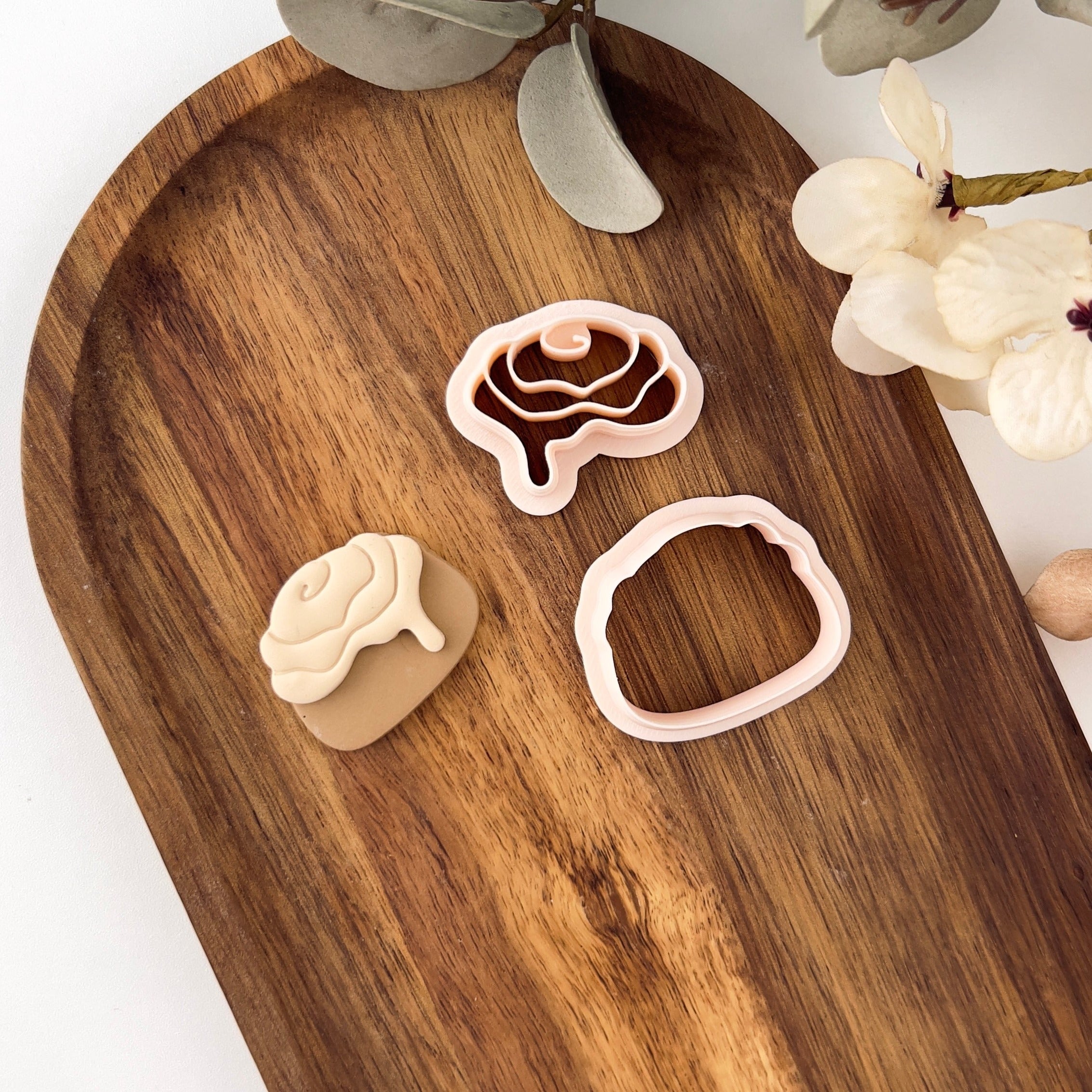 High quality polymer clay cutter creating clean sharp cuts for earrings and jewelry making
