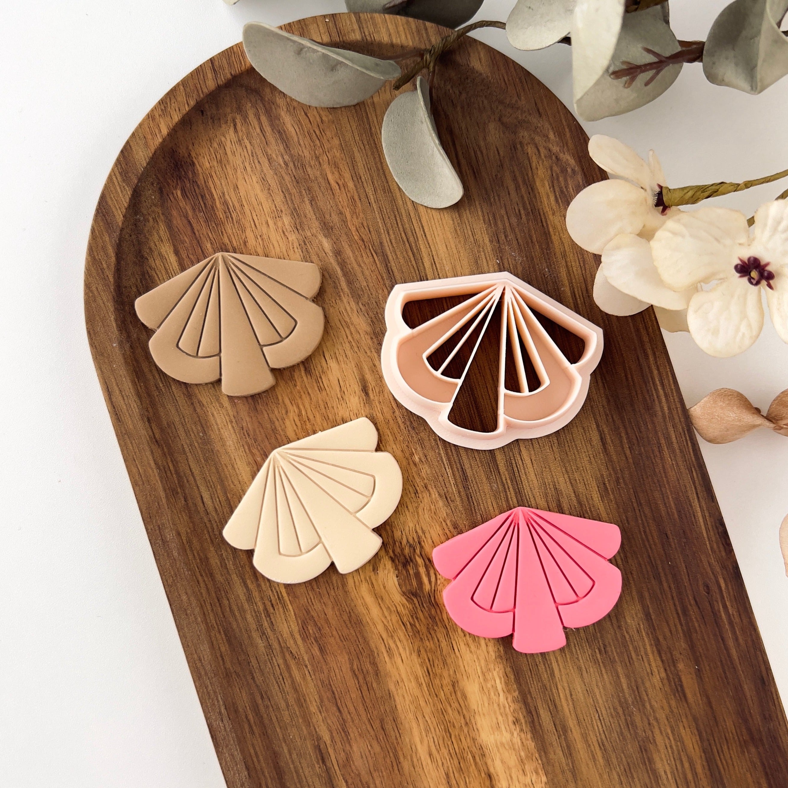 High quality polymer clay cutter creating clean sharp cuts for earrings and jewelry making