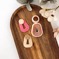 High quality polymer clay cutter creating clean sharp cuts for earrings and jewelry making