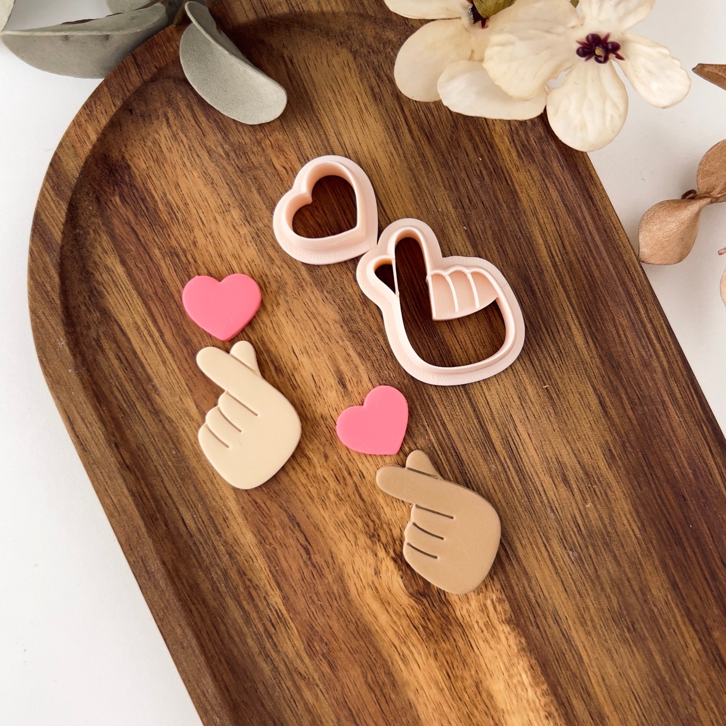 High quality polymer clay cutter creating clean sharp cuts for earrings and jewelry making