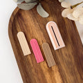 High quality polymer clay cutter creating clean sharp cuts for earrings and jewelry making