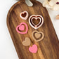 Heart clay cutter set