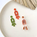 High quality polymer clay cutter creating clean sharp cuts for earrings and jewelry making