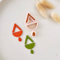 High quality polymer clay cutter creating clean sharp cuts for earrings and jewelry making