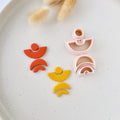 High quality polymer clay cutter creating clean sharp cuts for earrings and jewelry making