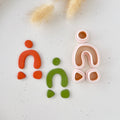 High quality polymer clay cutter creating clean sharp cuts for earrings and jewelry making