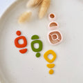 High quality polymer clay cutter creating clean sharp cuts for earrings and jewelry making