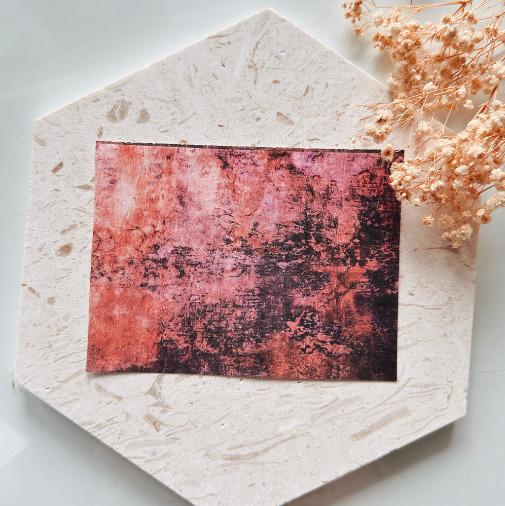 Papier transfert pour pâte polymère – Feuille hydrosoluble TP-455