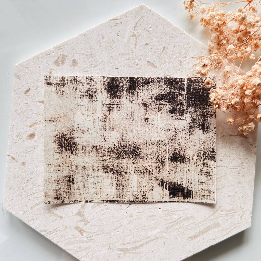 Papier transfert pour pâte polymère – Feuille hydrosoluble TP-455