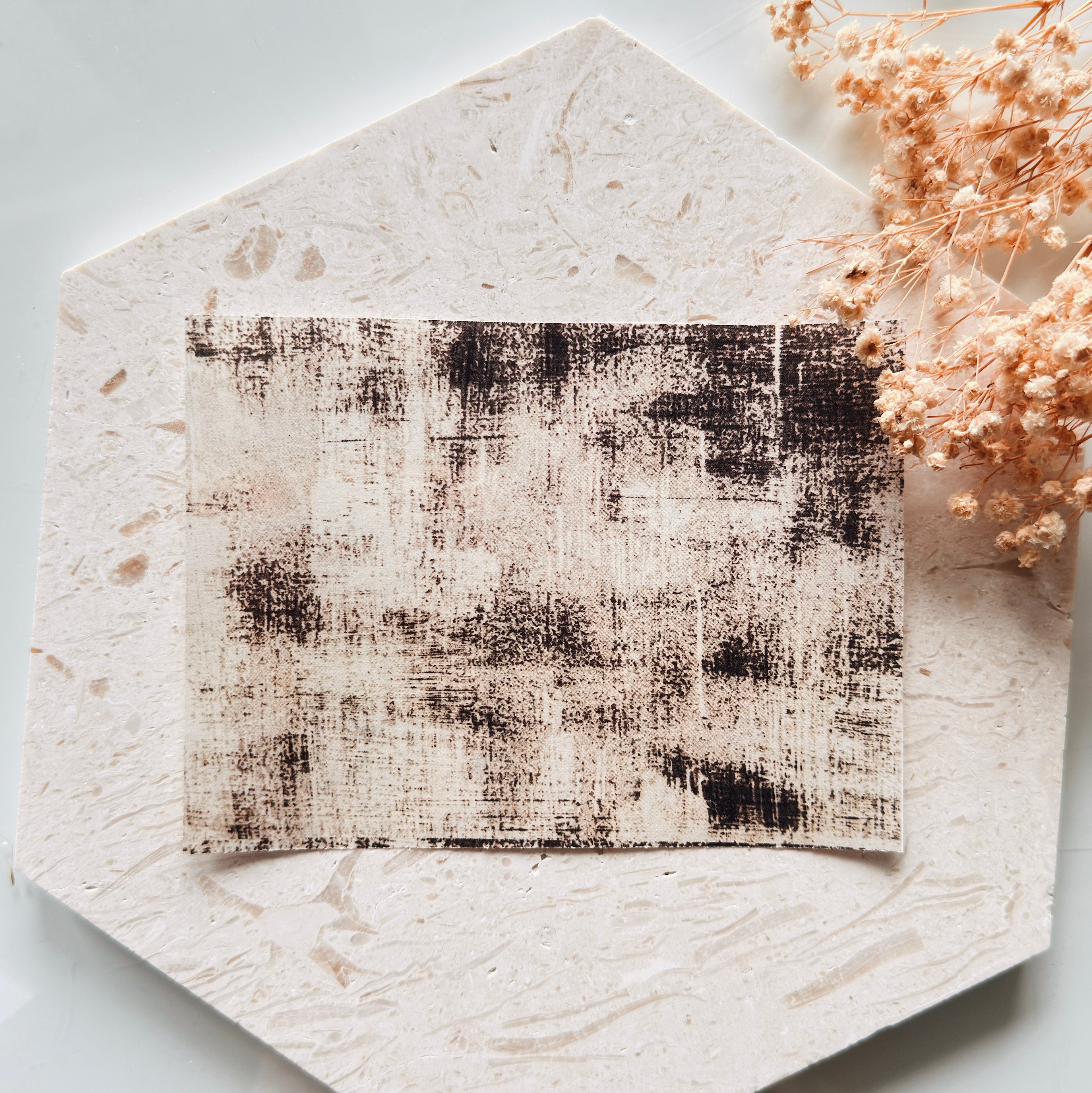 Papier transfert pour pâte polymère – Feuille hydrosoluble TP-455