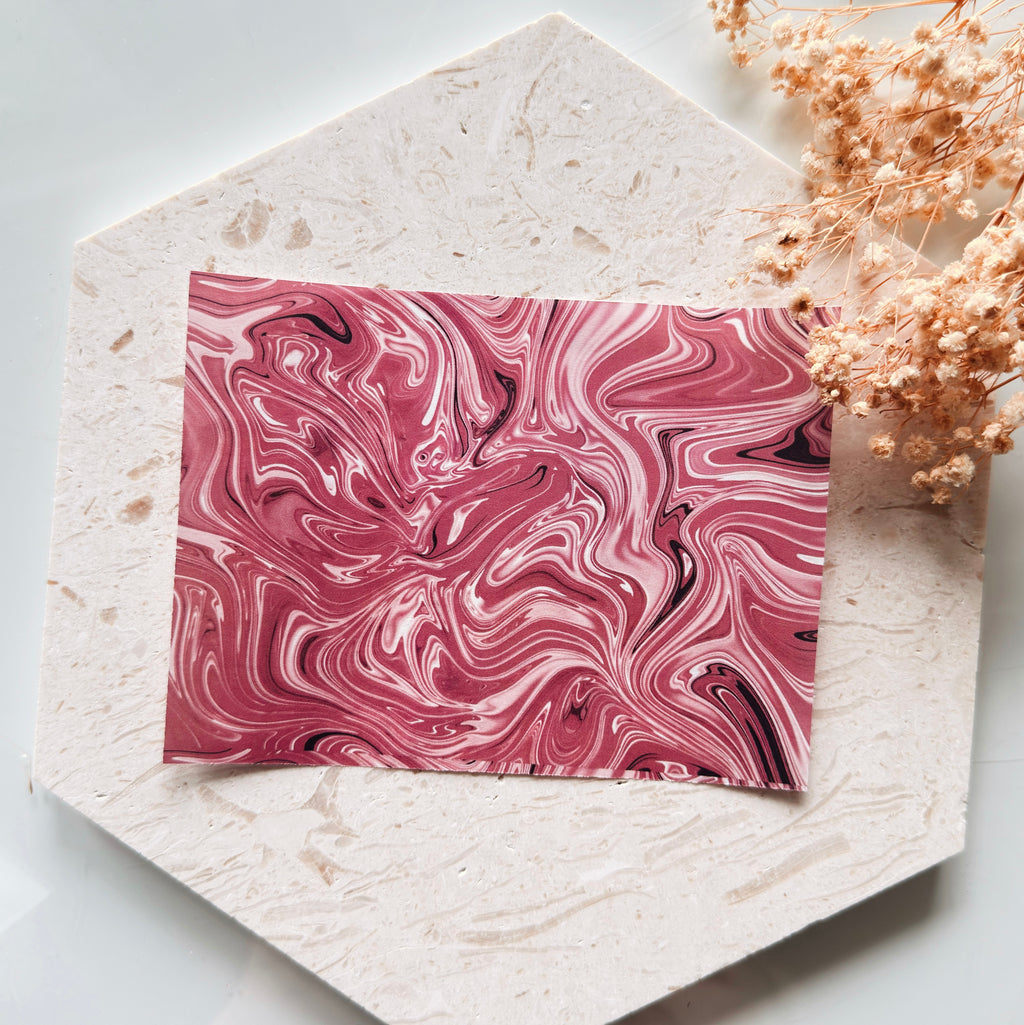 Papier transfert pour pâte polymère – Feuille hydrosoluble TP-455