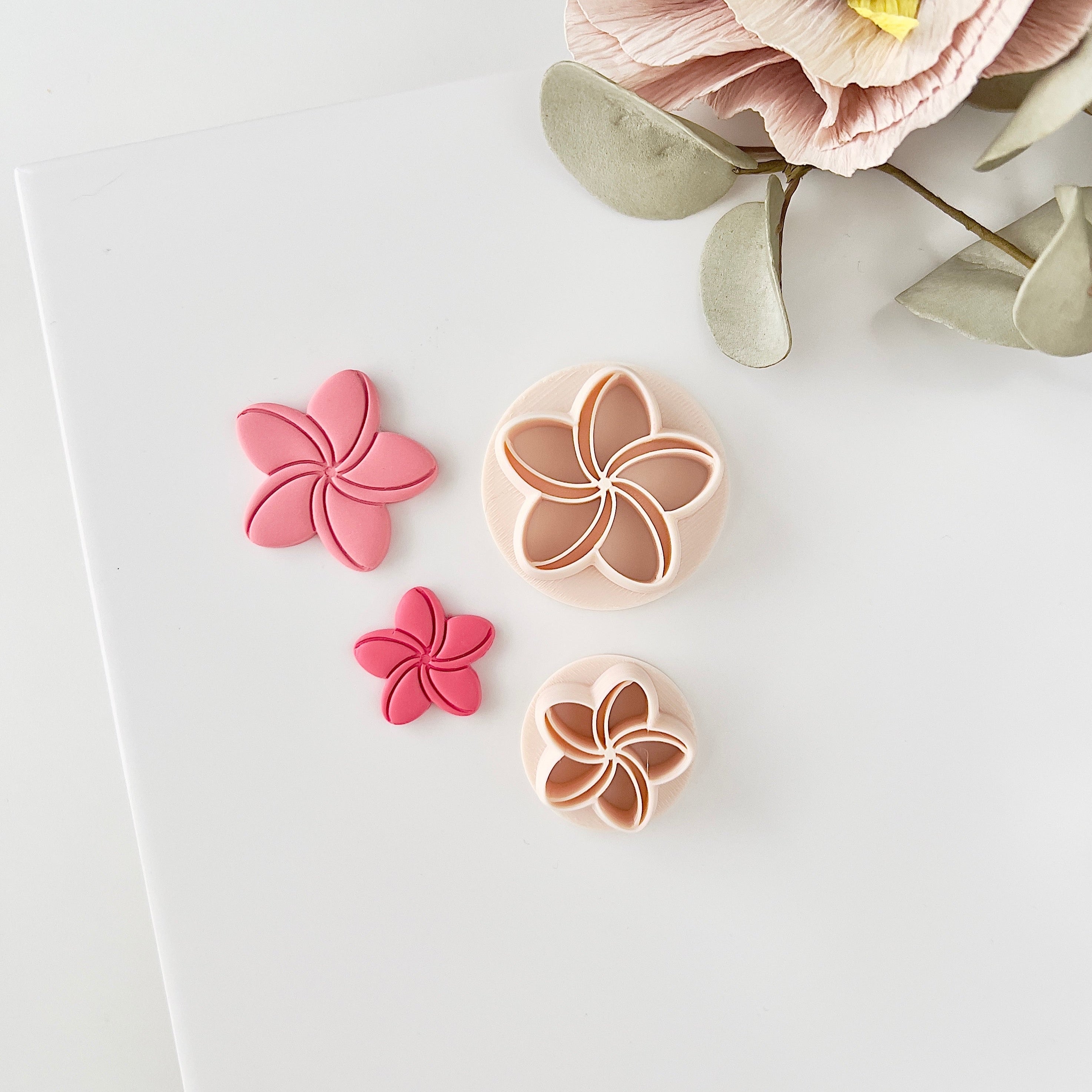 High quality polymer clay cutter creating clean sharp cuts for earrings and jewelry making