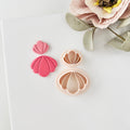 High quality polymer clay cutter creating clean sharp cuts for earrings and jewelry making
