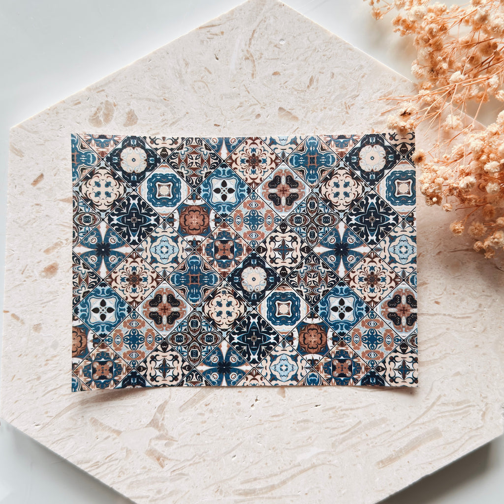Papier transfert pour pâte polymère – Feuille hydrosoluble TP-455