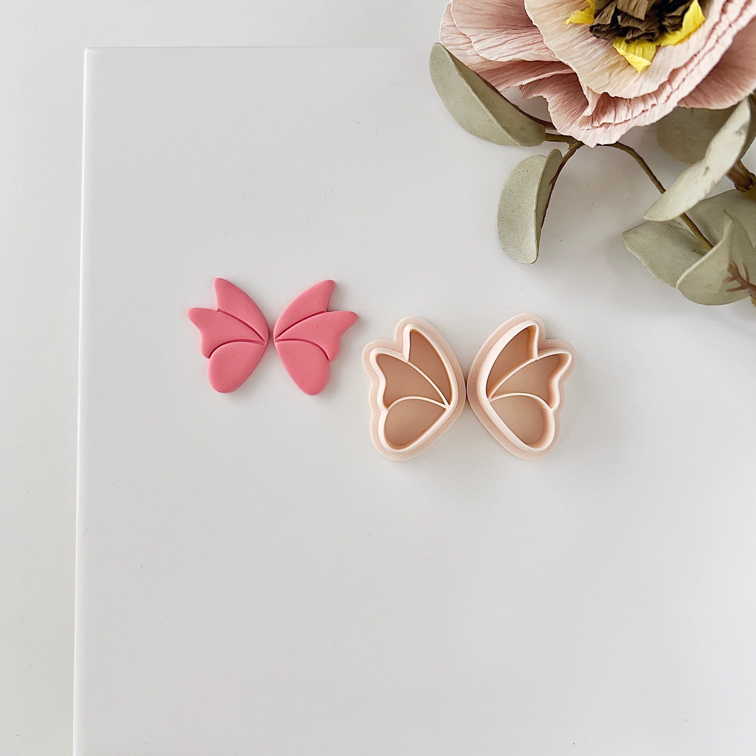 High quality polymer clay cutter creating clean sharp cuts for earrings and jewelry making